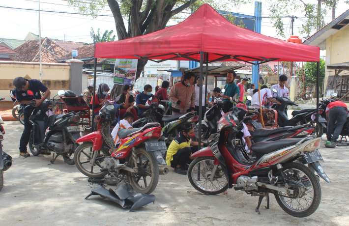 Service Ekonomis Sepeda Motor SMK As-salaam Jatibarang